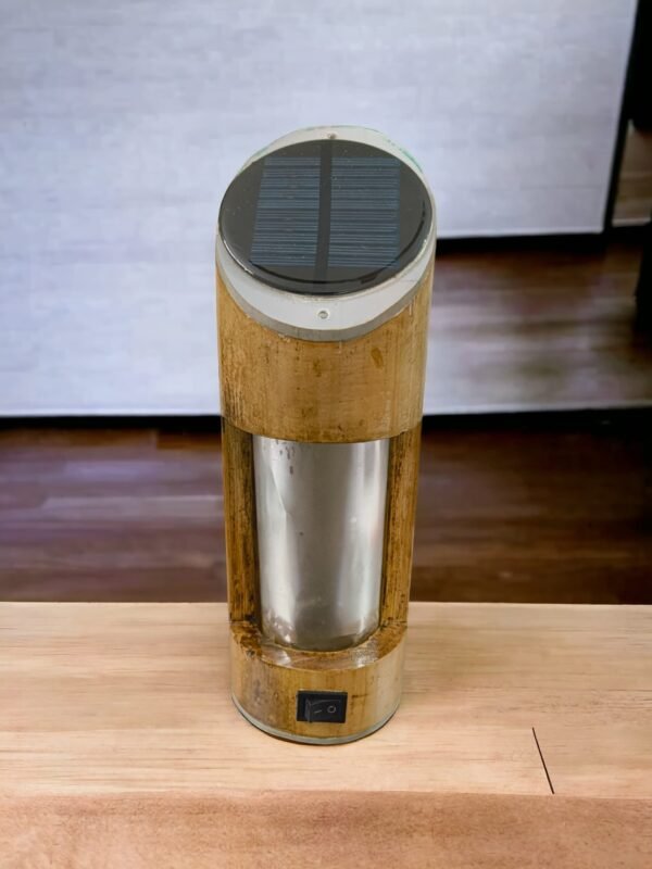 Sunza Bamboo Solar Lamp - Image 4